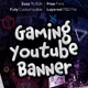 Gaming Channel YouTube Banner by 4Drops | GraphicRiver