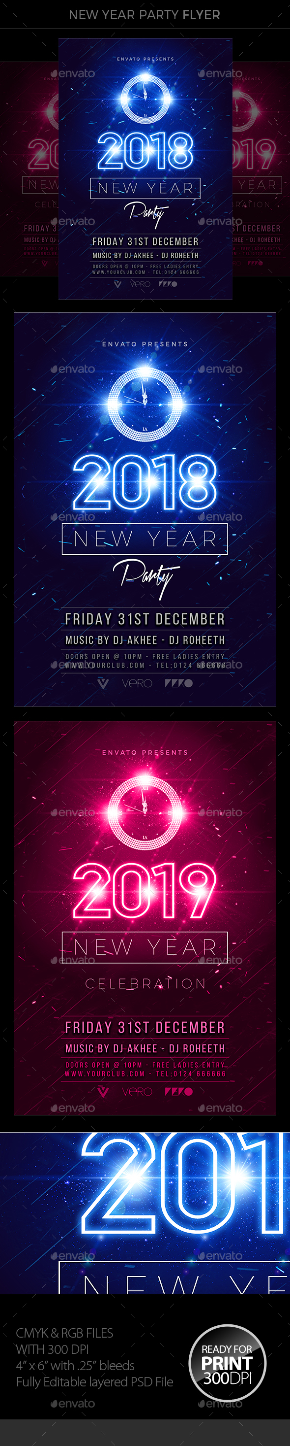 New Year Party - Clubs & Parties Events