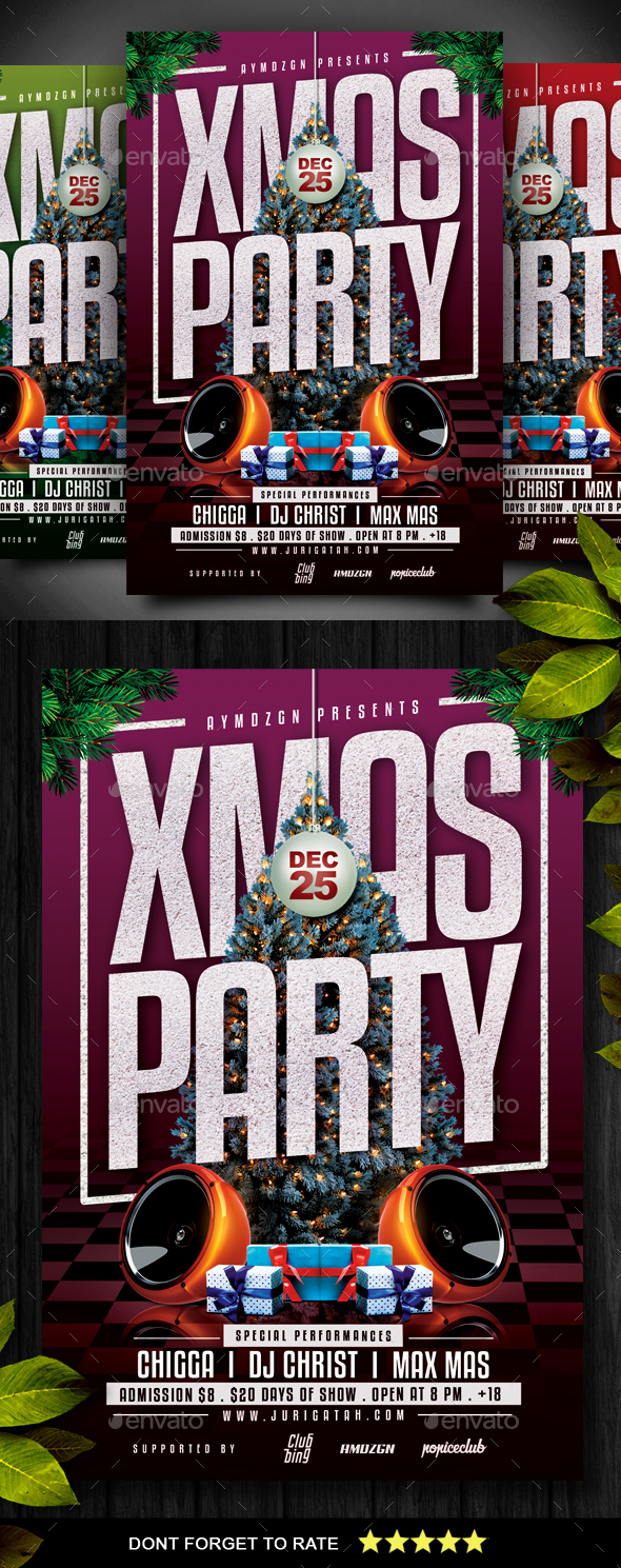 Christmas Party Flyer - Clubs & Parties Events