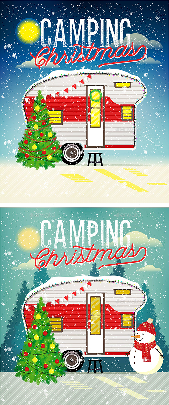 GraphicRiver Christmas Travel Trailer 21051624 GraphicRiver Christmas Travel Trailer 21051624