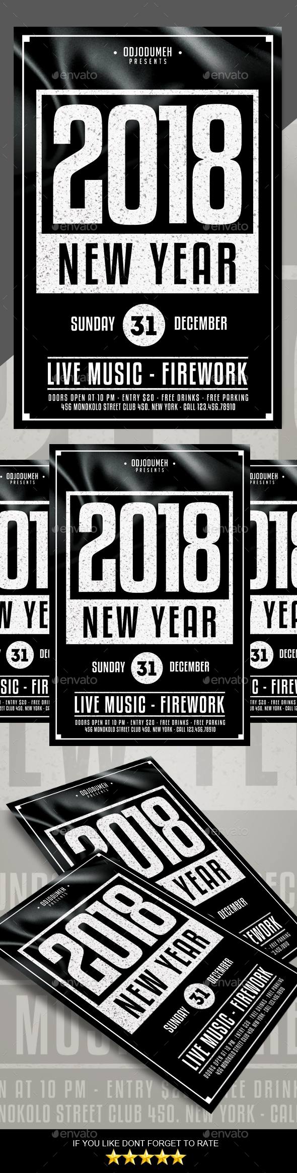 New Year Flyer - Events Flyers