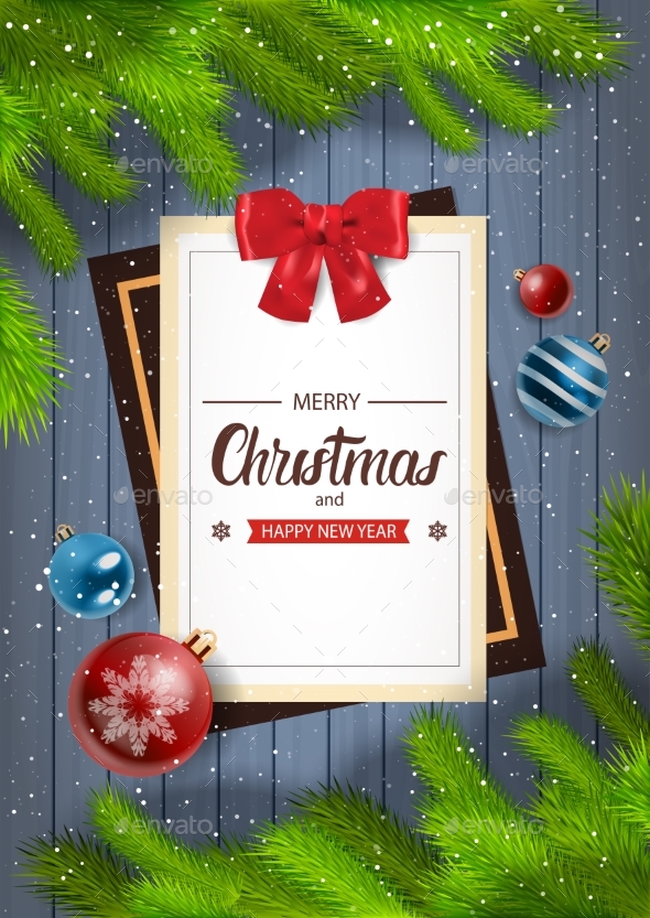 Winter Holidays Background Merry Christmas - Backgrounds Decorative