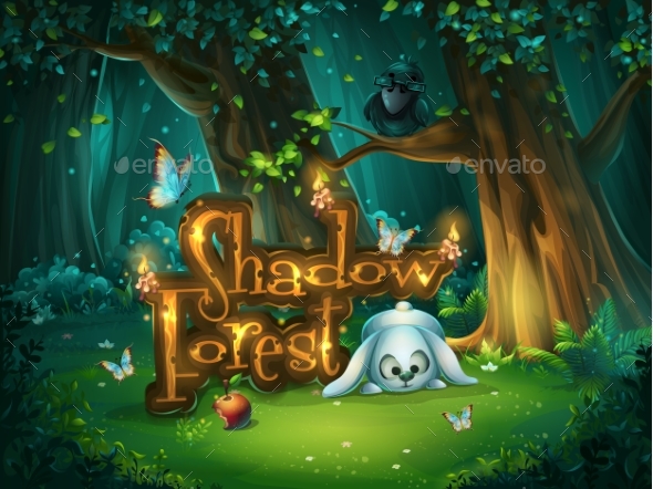 GraphicRiver Start Window Shadowy Forest GUI 21053075 GraphicRiver Start Window Shadowy Forest GUI 21053075