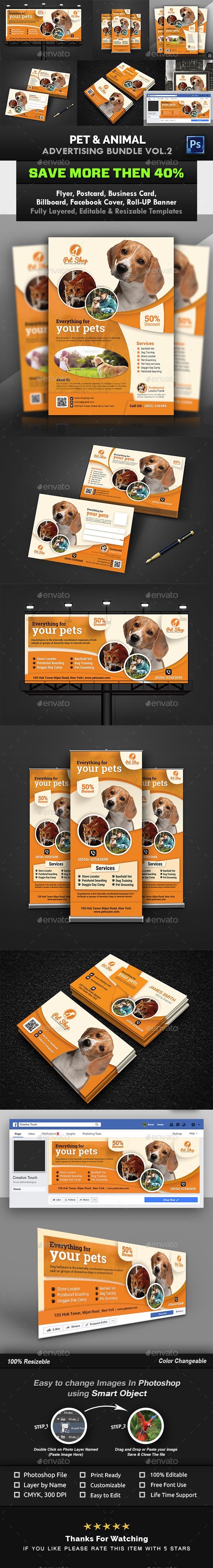 GraphicRiver Pet & Animal Advertising Bundle Vol.2 21054998 GraphicRiver Pet & Animal Advertising Bundle Vol.2 21054998