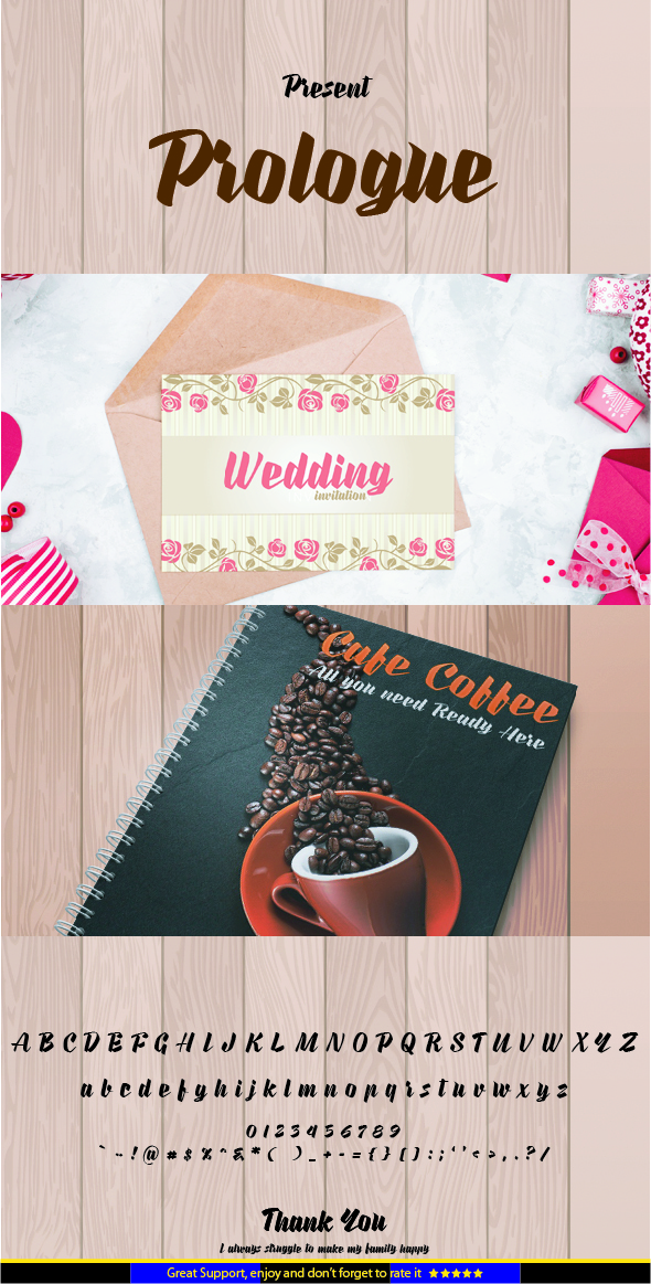 Prologue - Handwriting Fonts