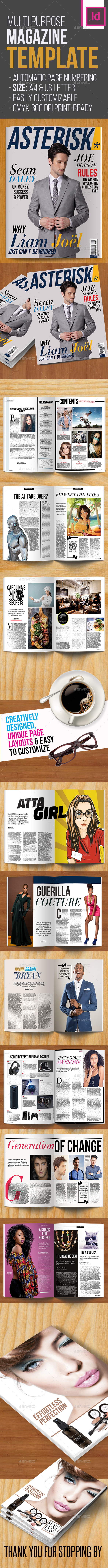 Indesign Magazine Template - Print Templates