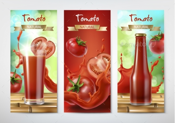 Tomato Juice and Ketchup Ad - Food Objects
