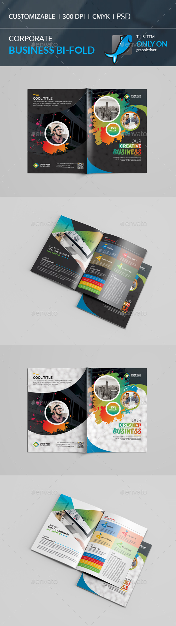 GraphicRiver Bi-Fold Brochure 21057383 GraphicRiver Bi-Fold Brochure 21057383