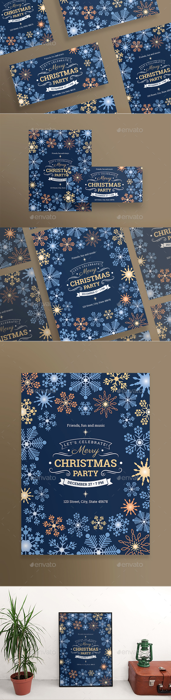 Merry Christmas Party Flyers - Clubs & Parties Events