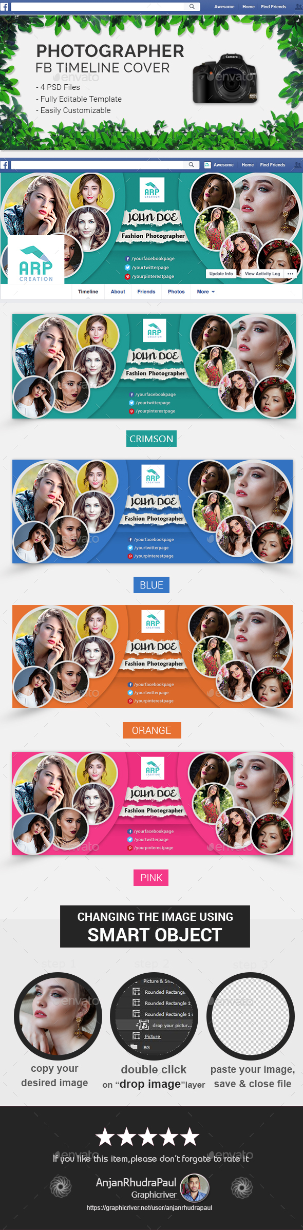 GraphicRiver Photographer FB Timeline Cover 21045962 GraphicRiver Photographer FB Timeline Cover 21045962