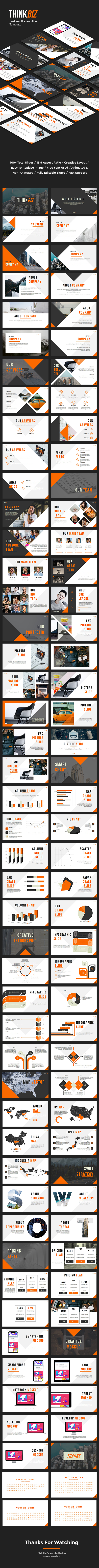 ThinkBiz - Business PowerPoint Template - Business PowerPoint Templates