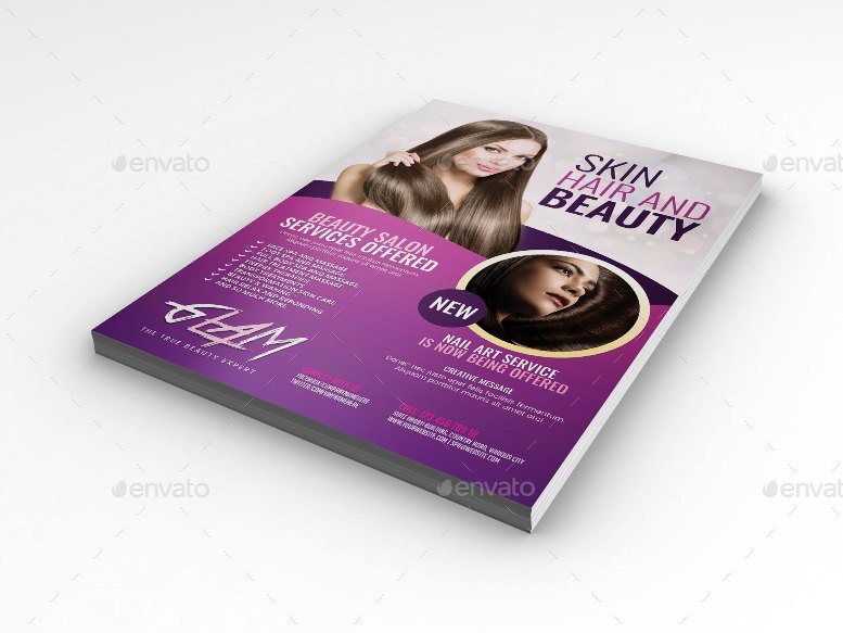 Makeup and Beauty Flyer, Print Templates | GraphicRiver