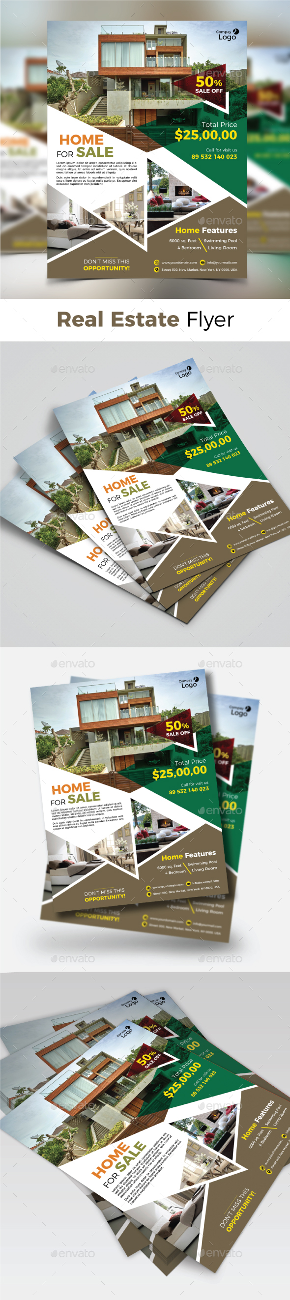 GraphicRiver Real Estate Flyer 21059201 GraphicRiver Real Estate Flyer 21059201