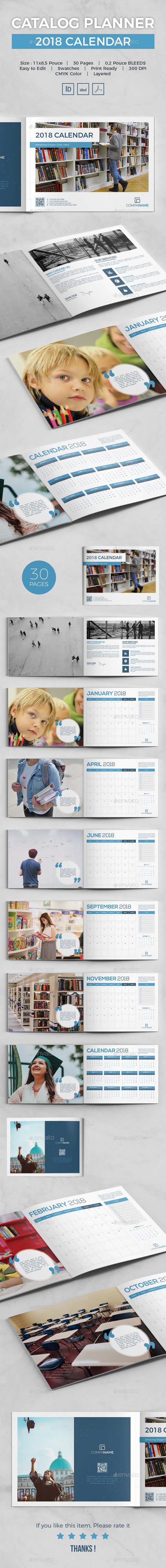 Catalog Planner 2018 Calendar - Catalogs Brochures