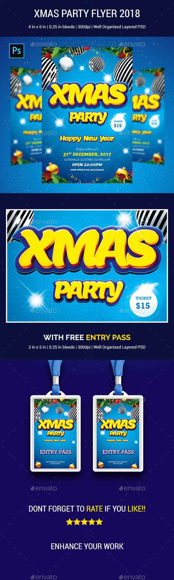 XMAS PARTY FLYER 2018 - Clubs & Parties Events