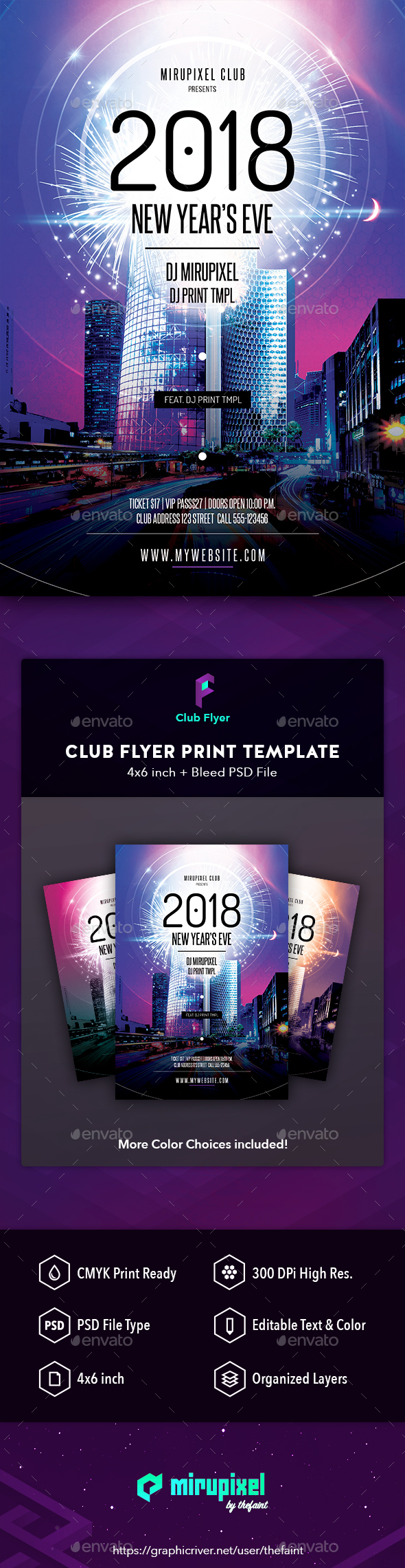 Club Flyer - New Year's Eve - Clubs & Parties Events