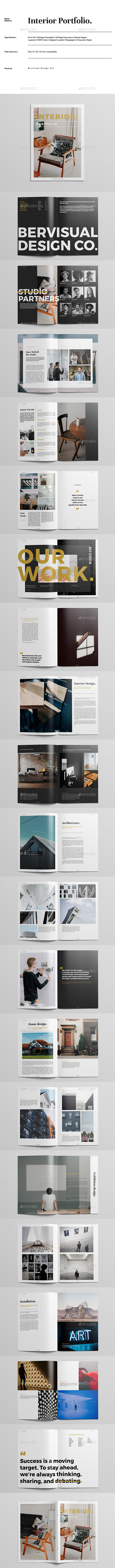 Interior Portfolio - Portfolio Brochures