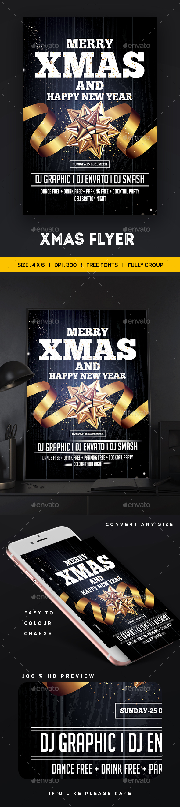 GraphicRiver Merry Christmas Flyer 21060944 GraphicRiver Merry Christmas Flyer 21060944