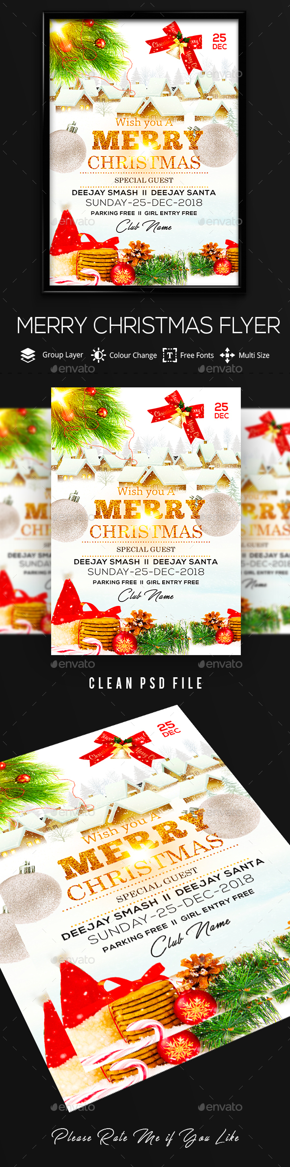 GraphicRiver Christmas Flyer 21061098 GraphicRiver Christmas Flyer 21061098