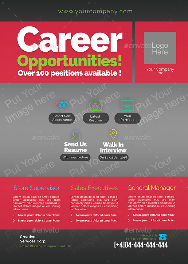 Job Vacancy Flyer by shamcanggih | GraphicRiver