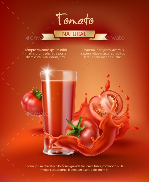GraphicRiver Tomato Juice Ad 21061523
