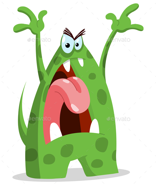 GraphicRiver Angry Monster 21061684 GraphicRiver Angry Monster 21061684