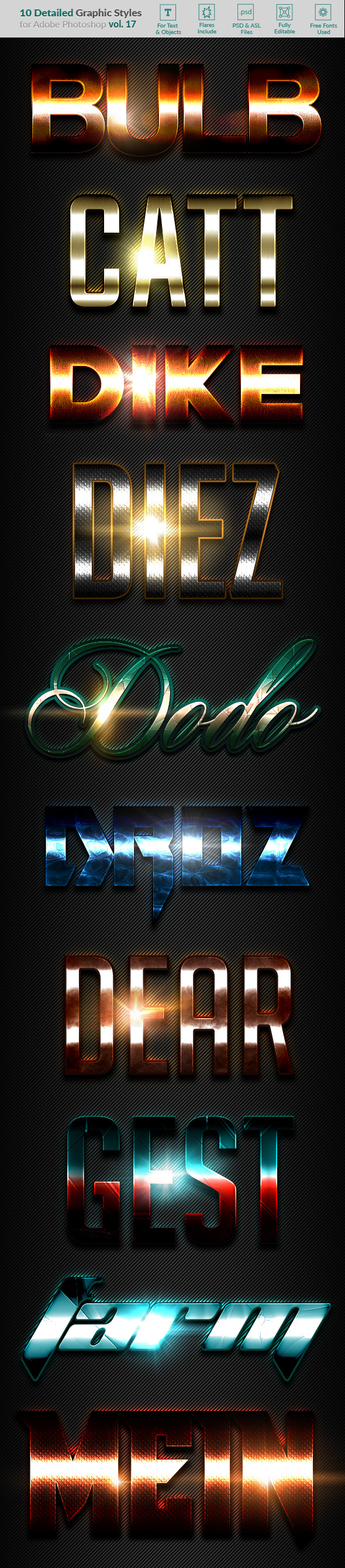 GraphicRiver 10 Text Effects Vol 17 21062030 GraphicRiver 10 Text Effects Vol 17 21062030