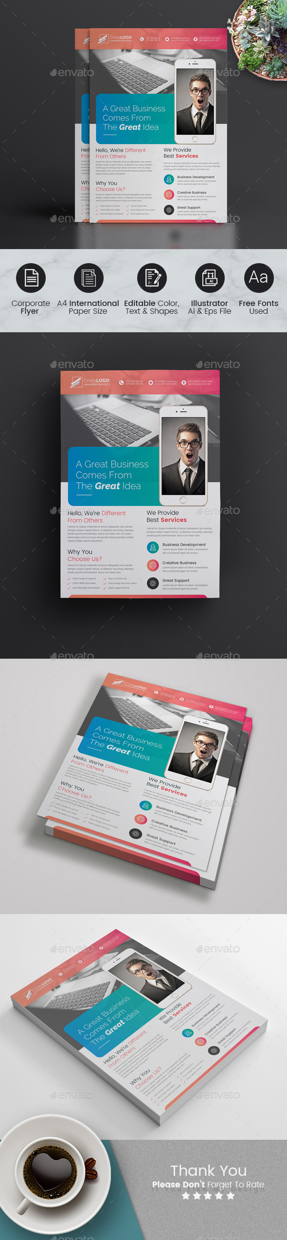 Flyer Template - Corporate Flyers