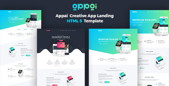APPAI App Landing Page - Technology Site Templates