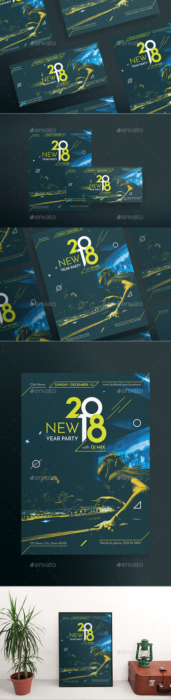 New Year Party Flyers - Clubs & Parties Events