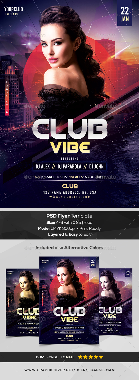 GraphicRiver Club Vibe PSD Flyer Template 21049824 GraphicRiver Club Vibe PSD Flyer Template 21049824