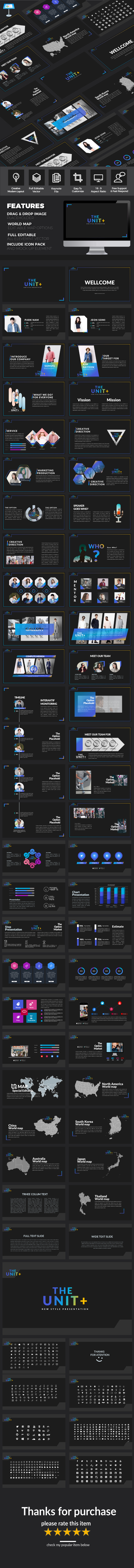 The unit - Keynote presentation template - Keynote Templates Presentation Templates