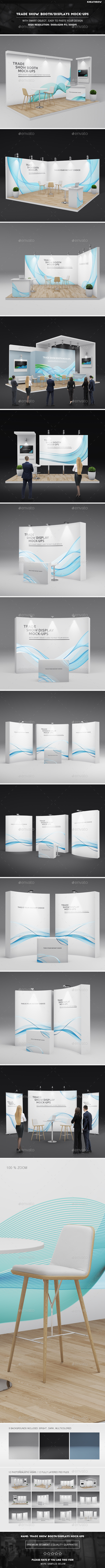 GraphicRiver Trade Show Booth Displays Mock-Ups 21061891 GraphicRiver Trade Show Booth Displays Mock-Ups 21061891