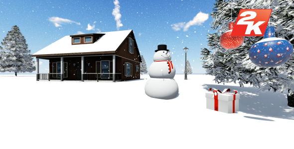Snowman and Christmas Snowy 
