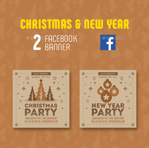 GraphicRiver Christmas & New Year Facebook Banner 21067338 GraphicRiver Christmas & New Year Facebook Banner 21067338