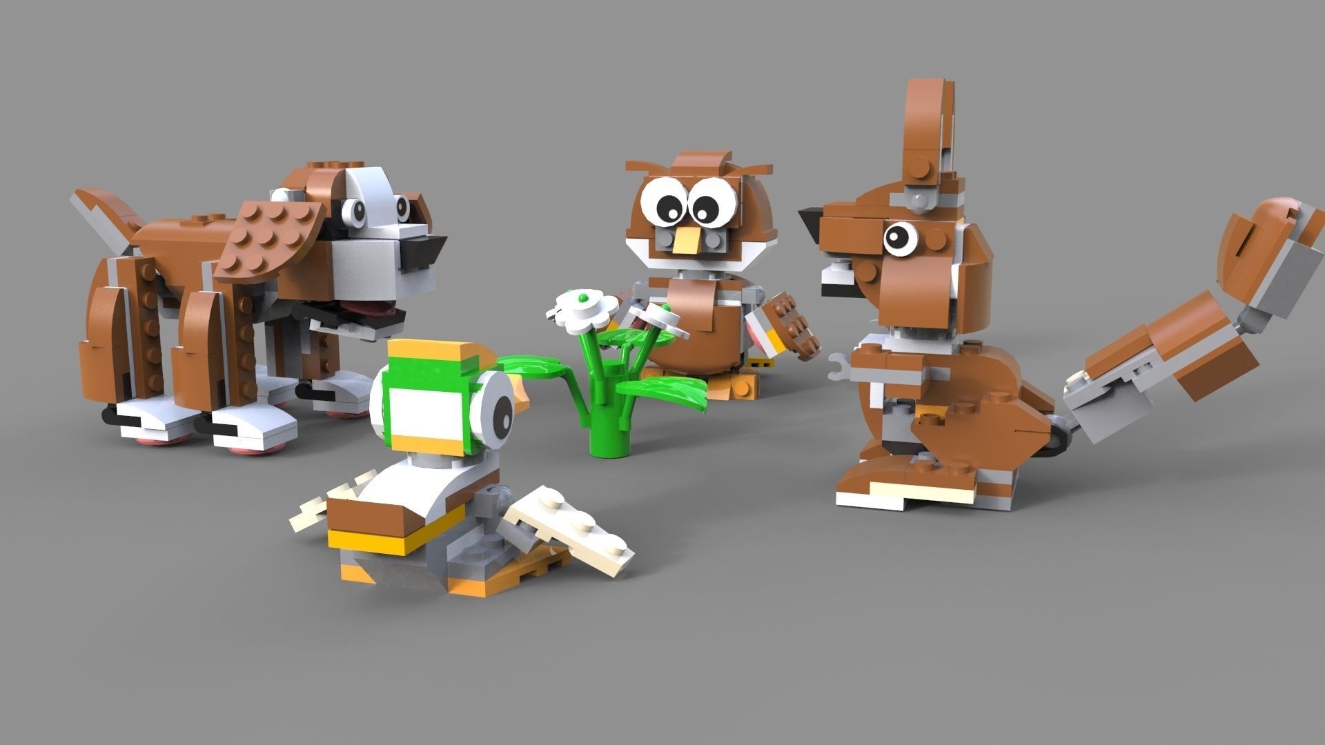 Lego Animals pack 1 by Vladim00719 | 3DOcean