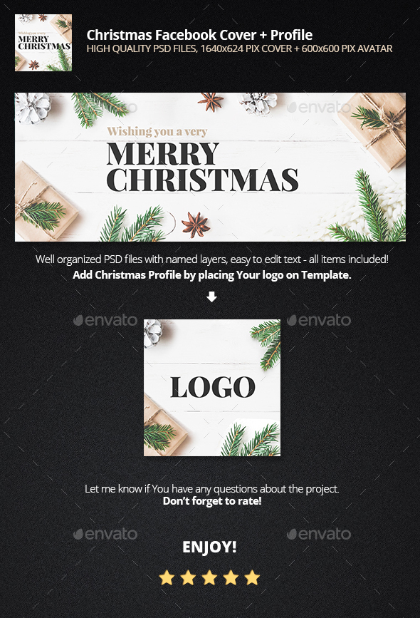 Christmas Facebook Cover + Profile - Facebook Timeline Covers Social Media
