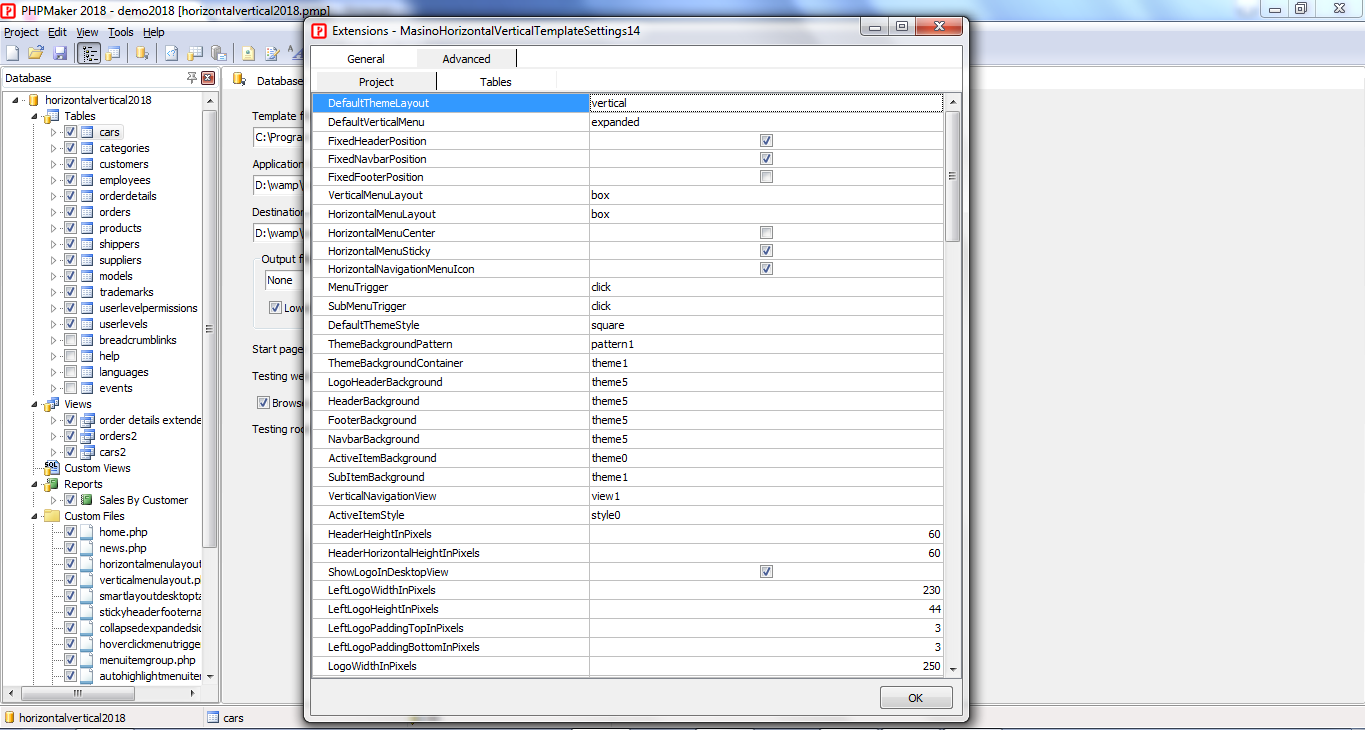 phpmaker multiple detail tables