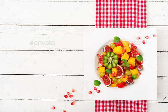 Platter fruits and berries - Stock Photo - Images