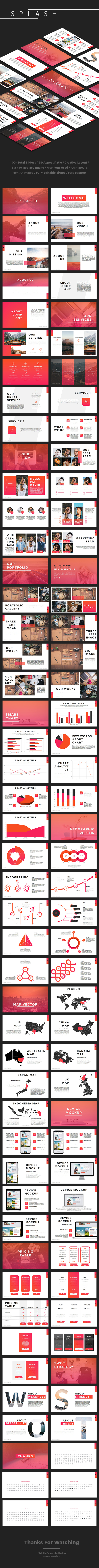 Splash - Multipurpose PowerPoint Template - PowerPoint Templates Presentation Templates