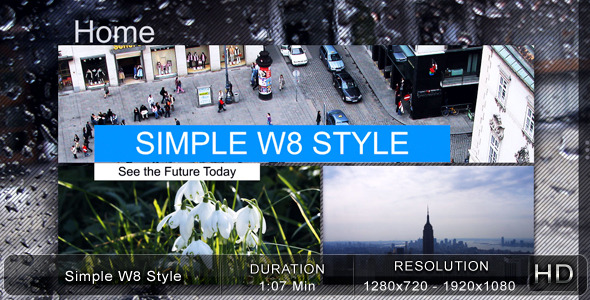 Simple W8 Style - VideoHive 2052223