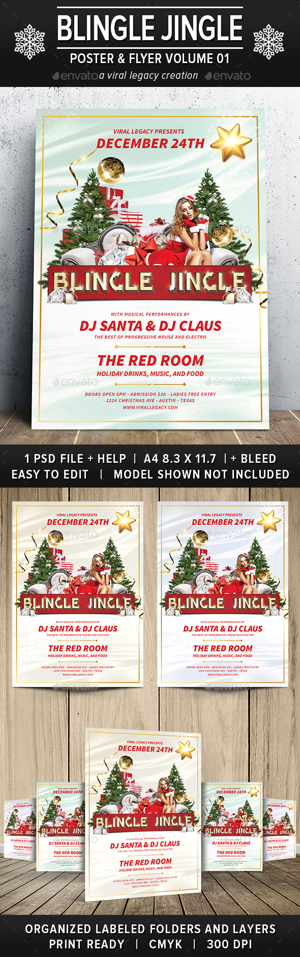 Blingle Jingle Poster / Flyer V01 - Events Flyers