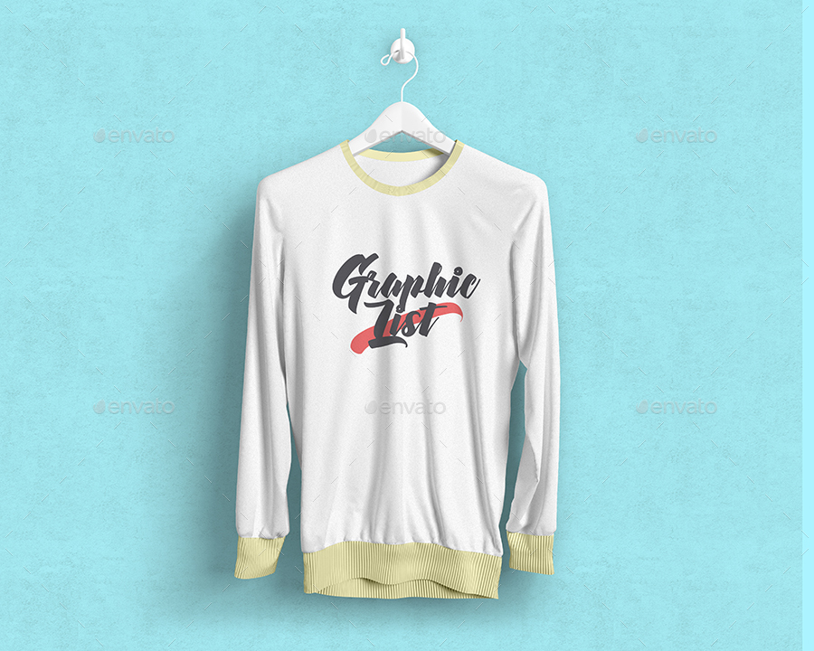 Download Long Sleeve T-shirt Mockups by graphiclists | GraphicRiver