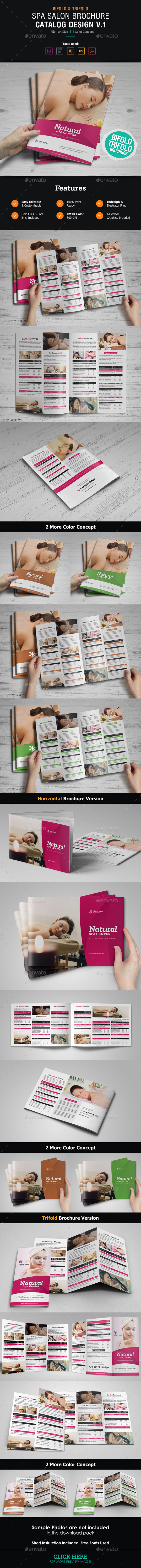 Spa Salon Brochure Catalog - Corporate Brochures