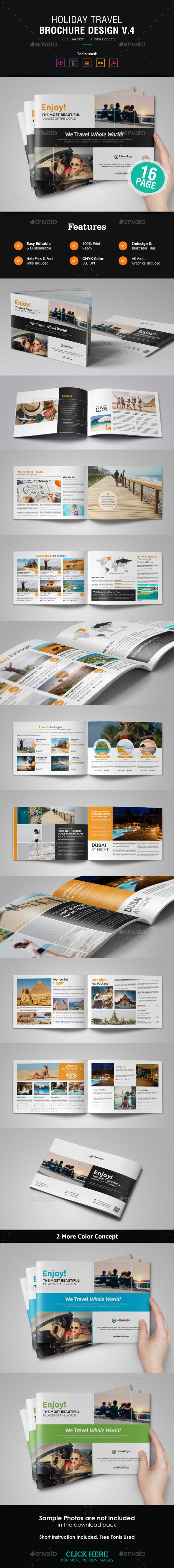 Holiday Travel Brochure Design v4 - Corporate Brochures