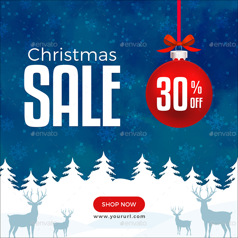 christmas sale banner