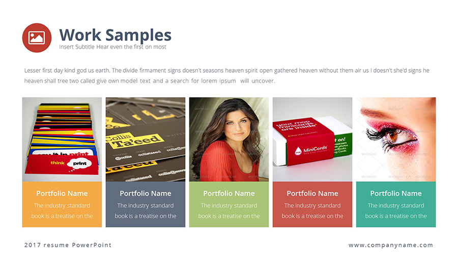 Resume Powerpoint, Presentation Templates GraphicRiver