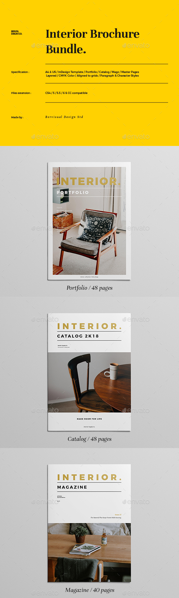 GraphicRiver Interior Brochure Bundle 21061236 GraphicRiver Interior Brochure Bundle 21061236