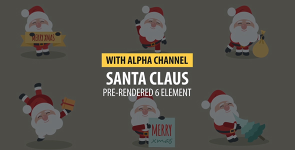 Merry Christmas Santa Claus Animation Pack