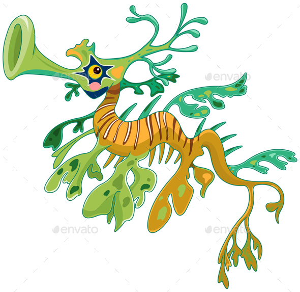 GraphicRiver Dragon Seahorse 21075716 GraphicRiver Dragon Seahorse 21075716